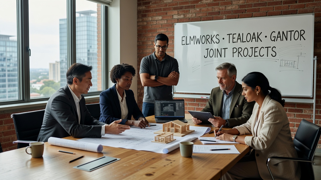 Elmworks Advances Joint Projects with Tealoak and Gantor